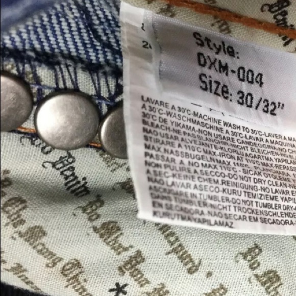 DODENIM DXM-004 Dark Blue Wash Straight Cut Jeans - Picture 4 of 5